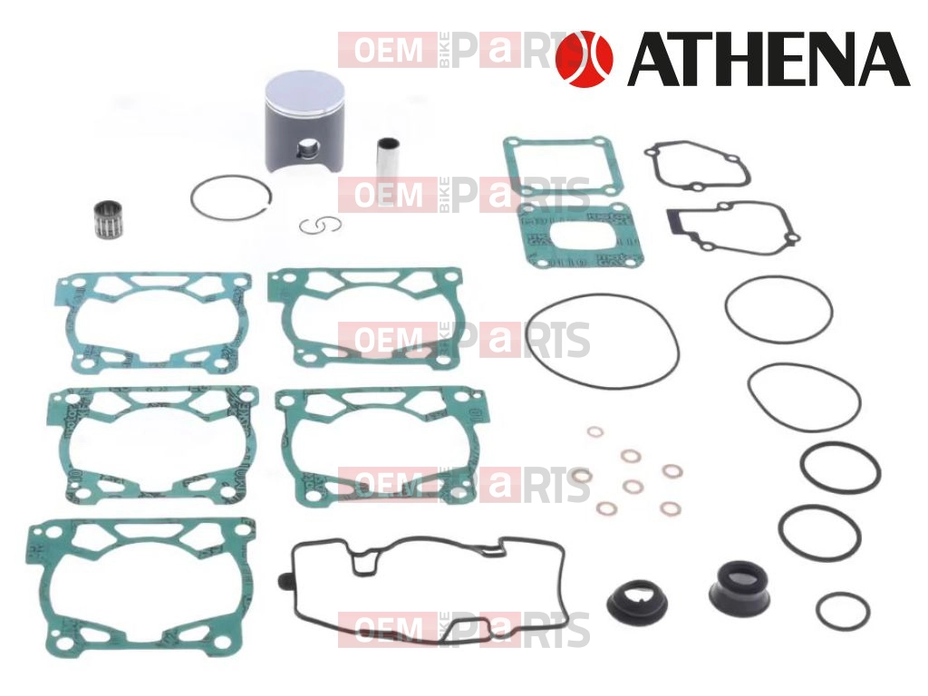 Piston + Top gasket kit (66.36 mm - C - Cast)