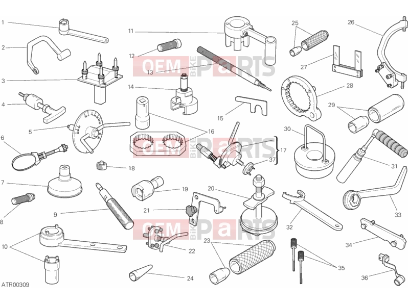 DUCATI 2014 HYPERSTRADA WORKSHOP SERVICE TOOLS (ENGINE) » UNCLASSIFIED