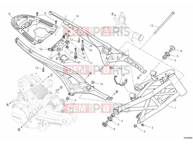 DUCATI 2013 Monster 659 FRAME » FRAME
