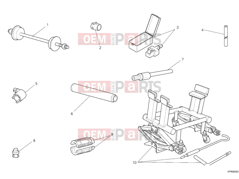DUCATI 2013 Monster 795 WORKSHOP SERVICE TOOLS, FRAME » FRAME