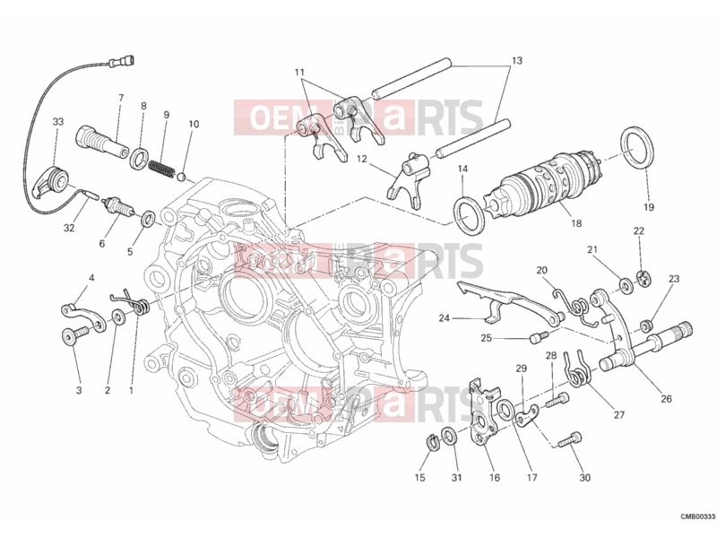 DUCATI 2013 Monster 796 ABS SHIFT CAM - FORK » FRONT SUSPENSION