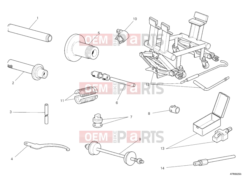 DUCATI 2012 Monster 1100 EVO ABS WORKSHOP SERVICE TOOLS, FRAME » FRAME