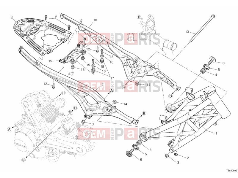 DUCATI 2012 Monster 696 FRAME » FRAME