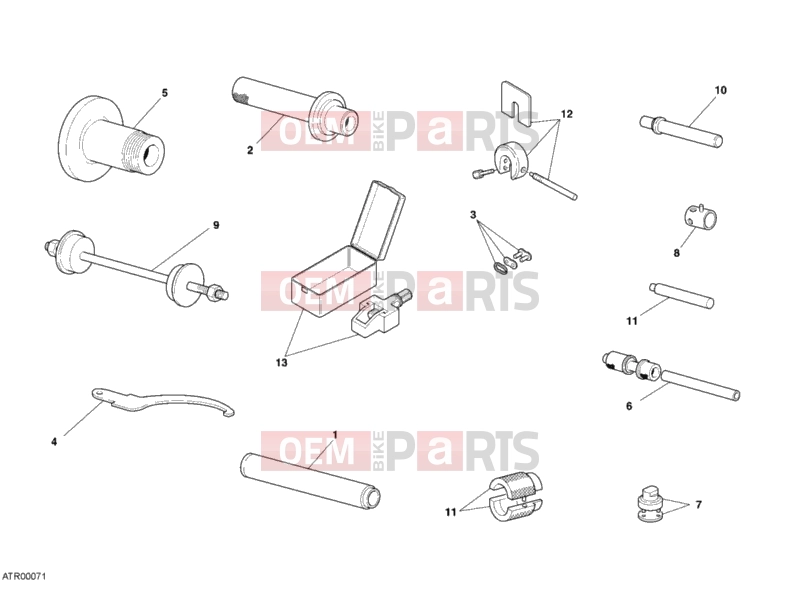 DUCATI 2009 Multistrada 1100 WORKSHOP SERVICE TOOLS, FRAME » FRAME