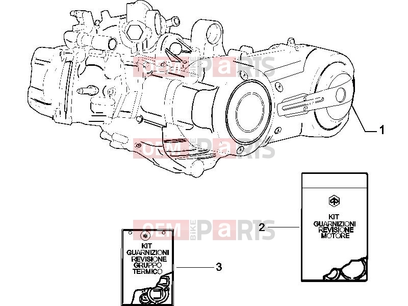 PIAGGIO Beverly 500 Cruiser Engine » Engine, assembly
