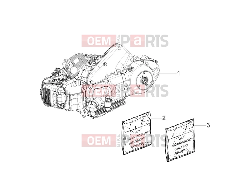 PIAGGIO Carnaby 200 Engine » Engine, assembly