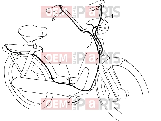 PIAGGIO Electrical system » Cable harness