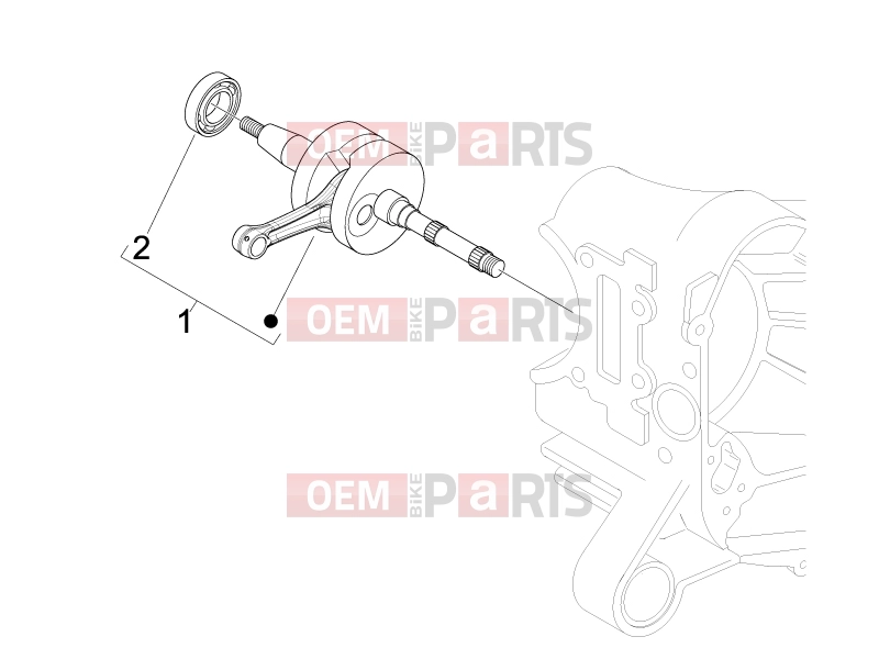 PIAGGIO Fly 100 Engine » Crankshaft