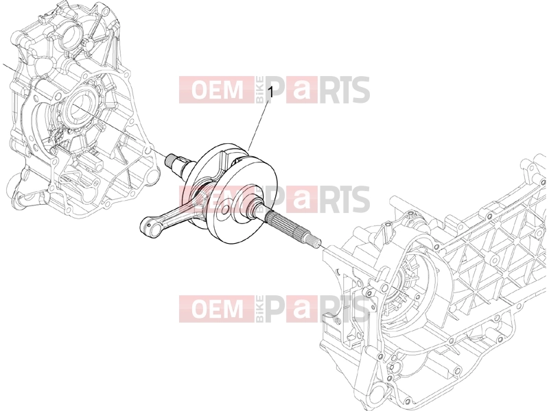PIAGGIO Fly 150 Engine » Crankshaft