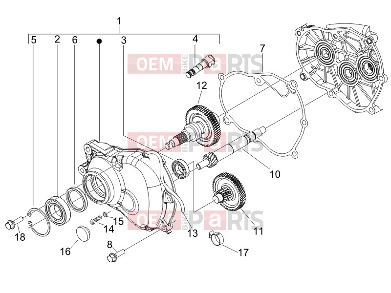 PIAGGIO Fly 150 Engine » Reduction unit