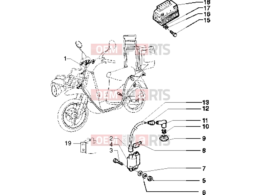 PIAGGIO Electrical system » Electrical devices