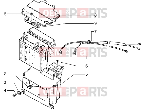 PIAGGIO Electrical system » Battery