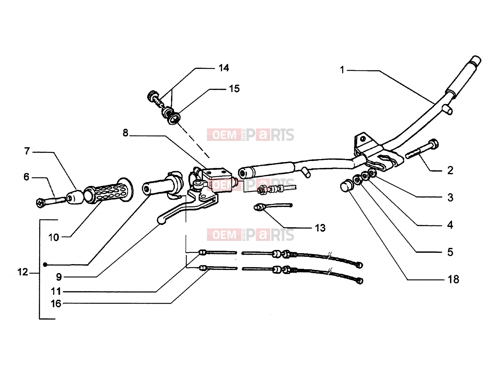PIAGGIO Handlebar - Controls » Electrical systems