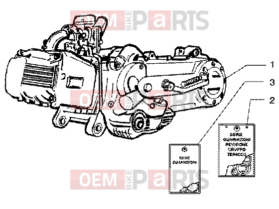 Engine » Engine - Piaggio Liberty 50 4T