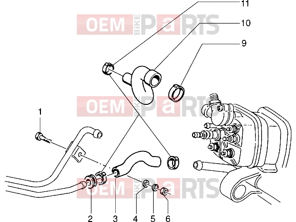 PIAGGIO Engine » Installation de refroidissement