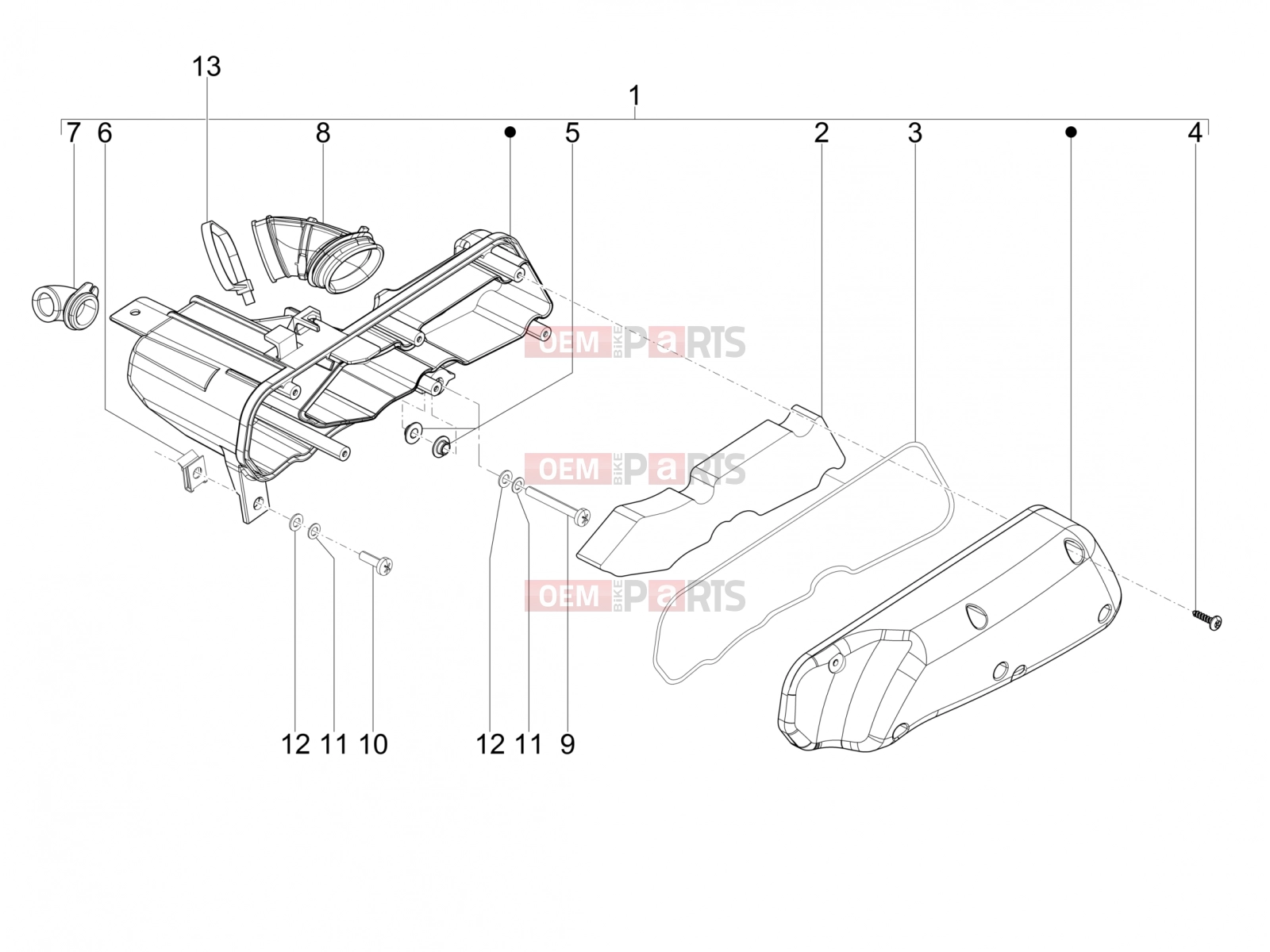 PIAGGIO NRG Power DD Engine » Air filter