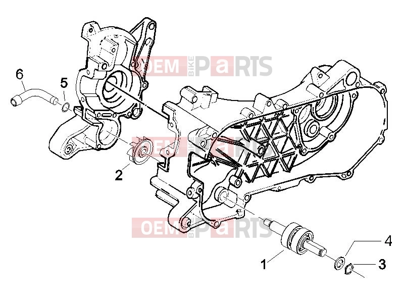 PIAGGIO NRG Power DD Engine » Cooler pump
