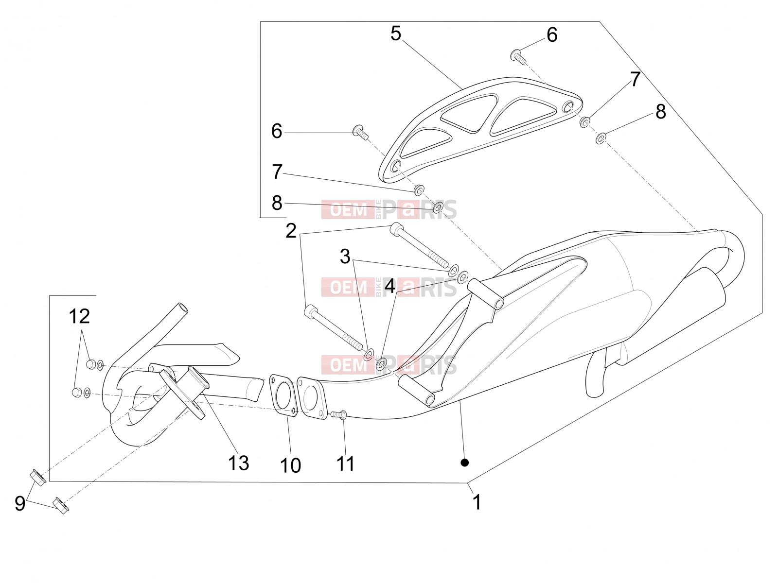 PIAGGIO NRG Power DD Engine » Silencer
