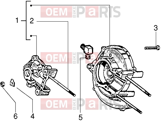 PIAGGIO Engine » Cranckcase, assy