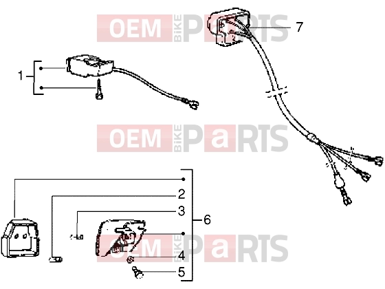 PIAGGIO Electrical system » Tail lamp