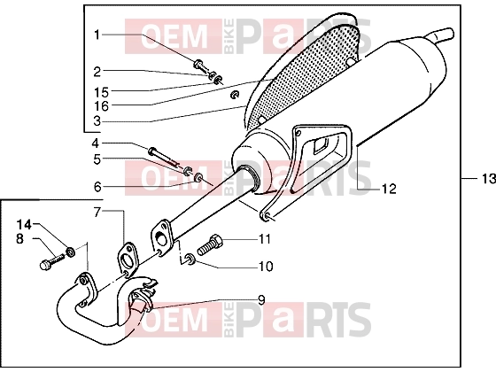 PIAGGIO Engine » catalytic silencer