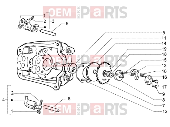 PIAGGIO Engine » ROCKER LEVERS