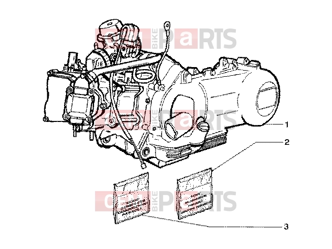 Engine » Engine - Piaggio X9 125 SL