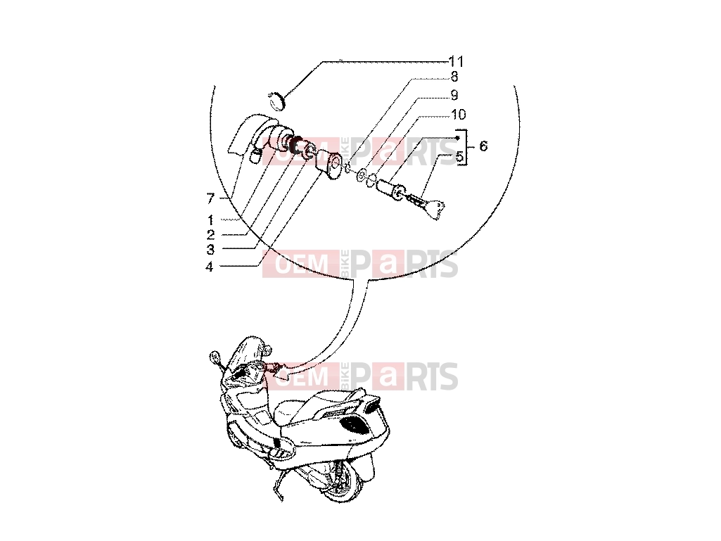 PIAGGIO Electrical system » Switch