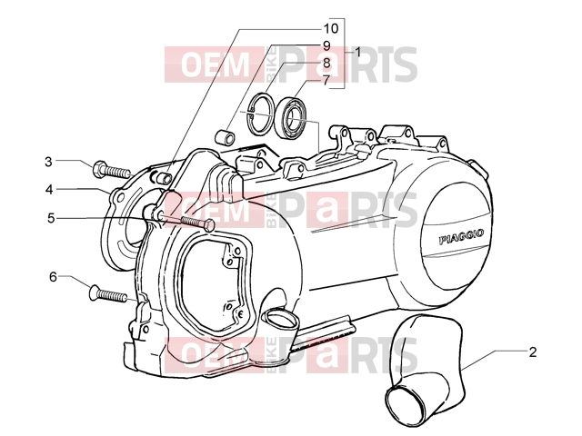 PIAGGIO Engine » Crankcase cooling