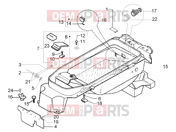 PIAGGIO Chassis » Case-helmet