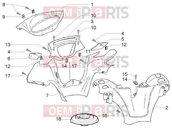 Handlebars » Handlebar coverings - Piaggio X9 250 Evolution