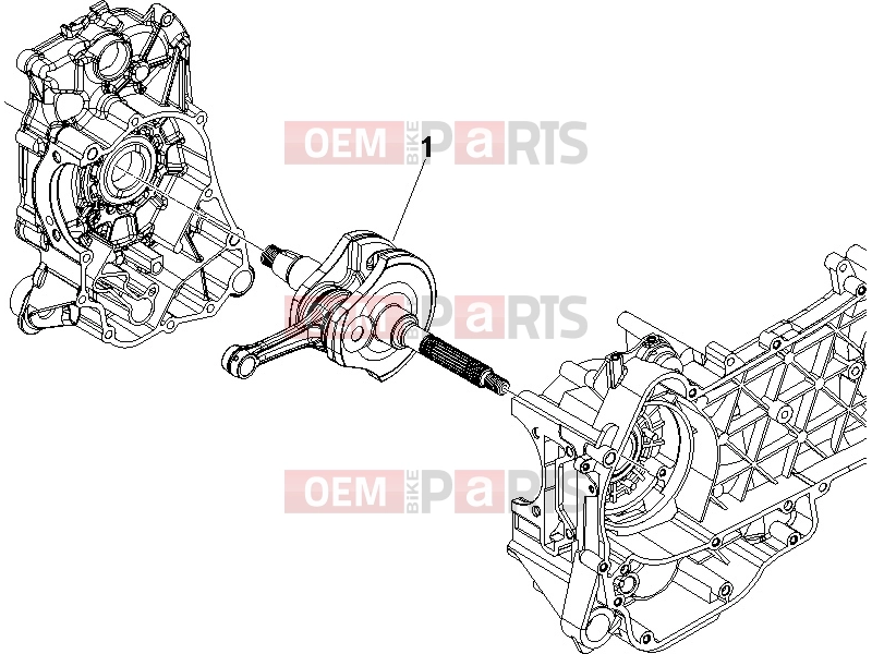 PIAGGIO X9 250 Evolution Engine » Crankshaft