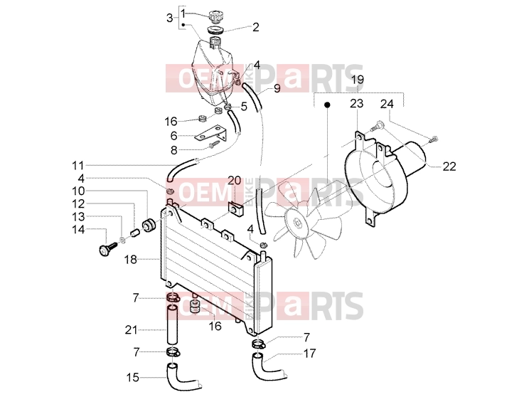 PIAGGIO Chassis » Cooling System