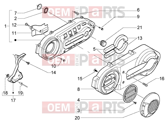 PIAGGIO Engine » Crankcase cooling