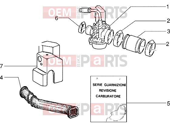 PIAGGIO Engine » Carburettor