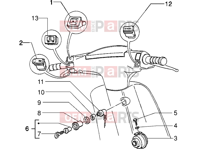 PIAGGIO Electrical system » Electrical devices