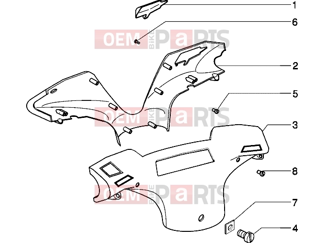 PIAGGIO Handlebars » Handlebars covers