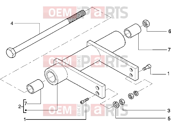 PIAGGIO Chassis » Swinging arm
