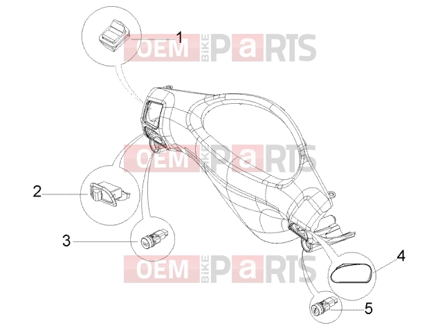PIAGGIO Handlebars » Electrical device