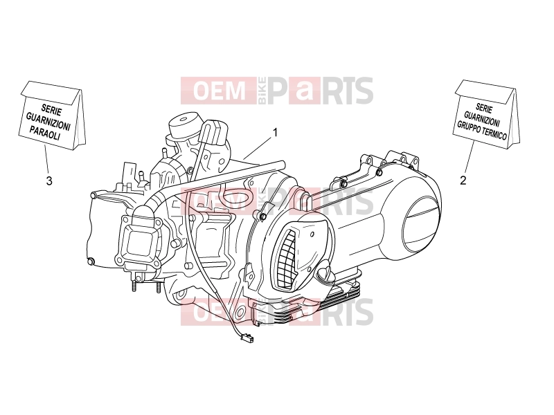 ENGINE » Engine - Aprilia Atlantic 300 2011