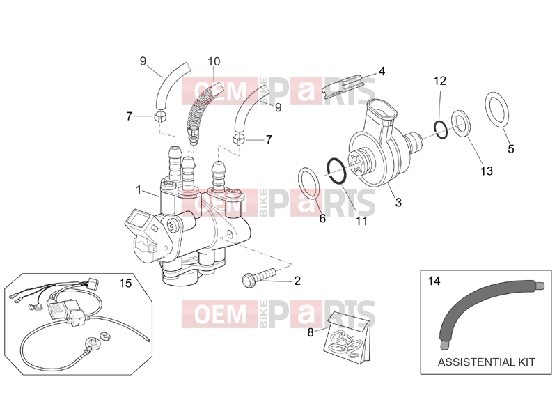 APRILIA SR 50 Di-Tech ENGINE » Injection unit (Ditech)