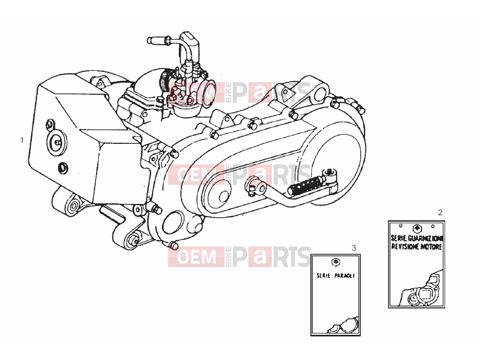 derbi Atlantis 50 2T Tables » Engine
