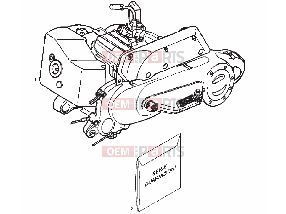 derbi Boulevard 50 2T Tables » Engine