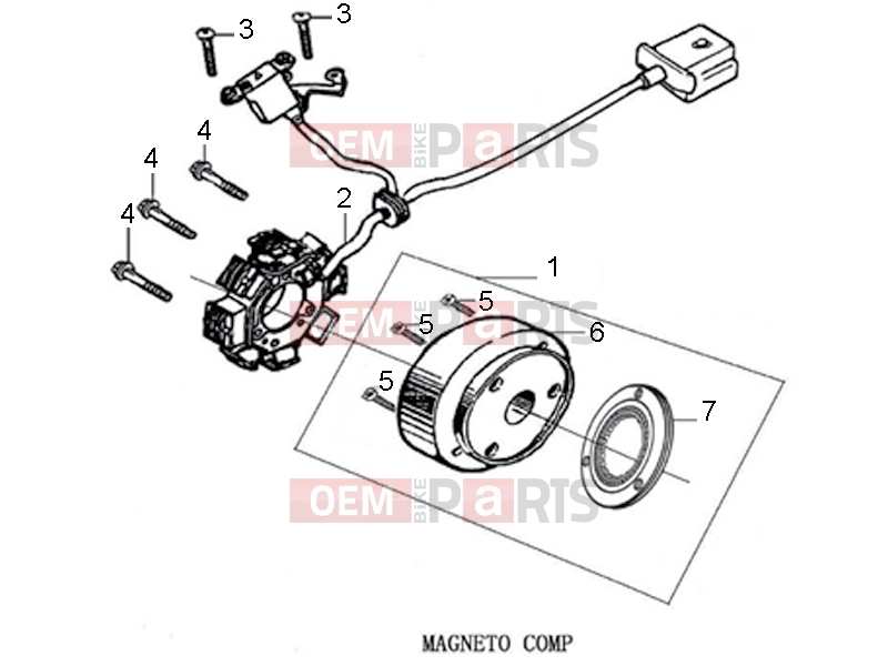 Engine » MAGNETO COMP - Derbi ETX 150 2018