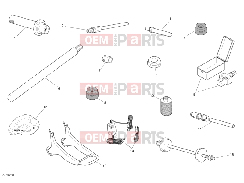DUCATI 2008 DESMOSEDICI RR WORKSHOP SERVICE TOOLS, FRAME » FRAME