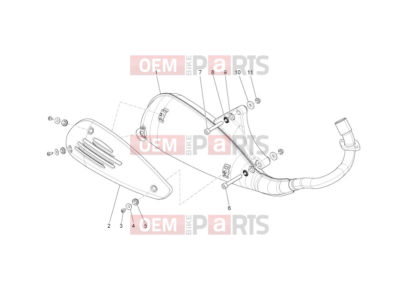 Engine » Silencer - Derbi Sonar 150 2011