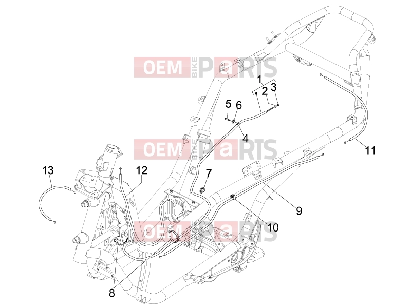 gilera 2008 Fuoco 500 Braking system - Transmissions » Transmissions