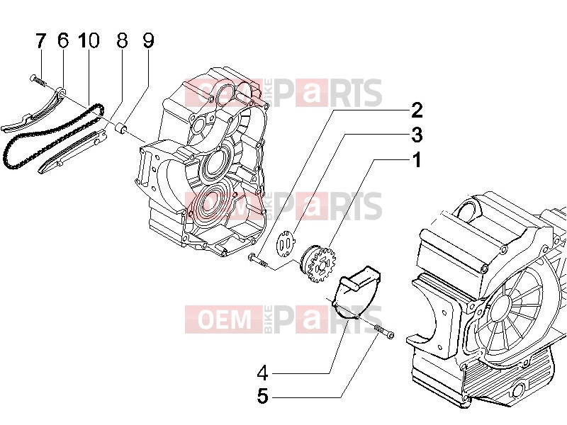 gilera 2014 Fuoco 500 Engine » Oil pump
