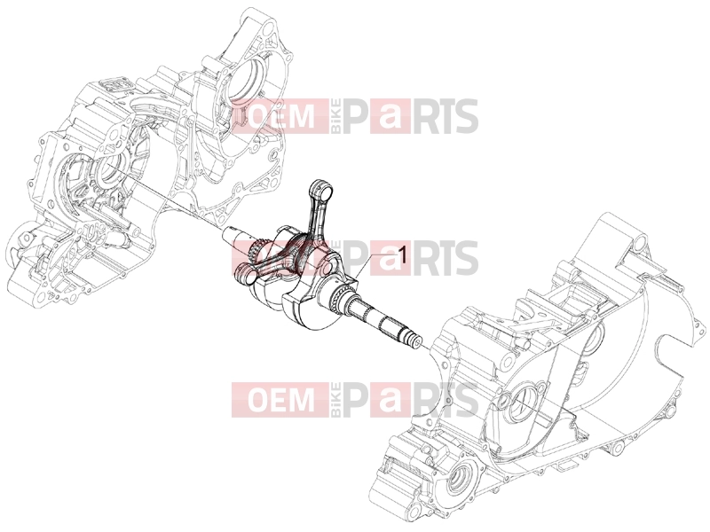 gilera 2009 GP 800 Centenario Engine » Crankshaft