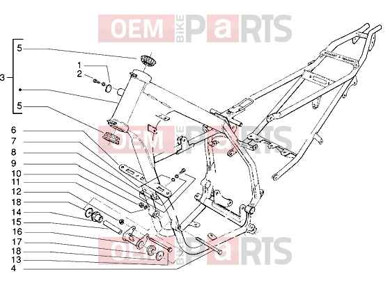gilera H@k Chassis » Frame